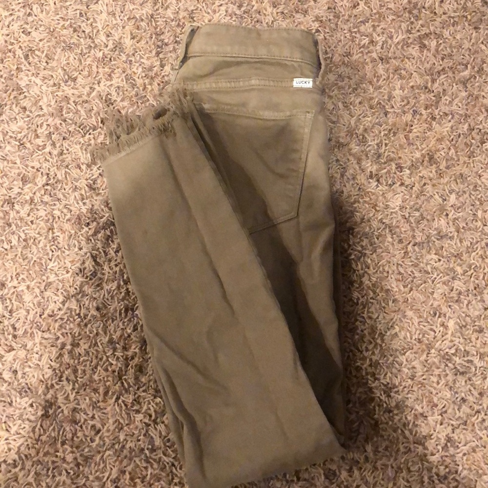 Khaki Lucky Ava Skinny Jean Size 2/26 - Picture 2 of 2